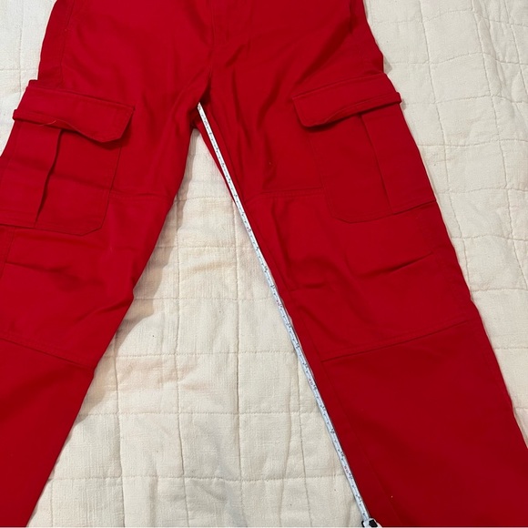 Empyre Red Cargo Pants Size Medium - Picture 9 of 11